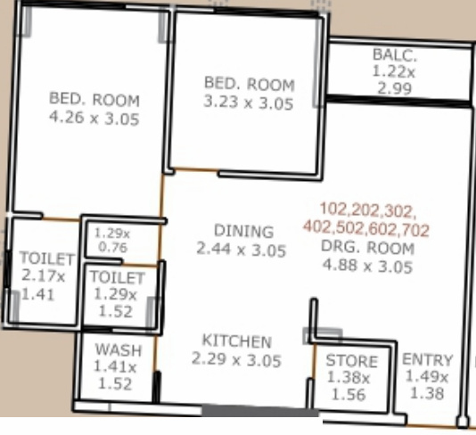 Vyapti Vandemataram Mahadev Lily Floor Plan