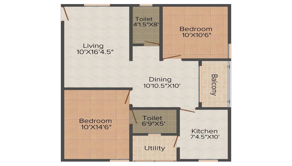Trishala Luxor Apartments Floor Plan