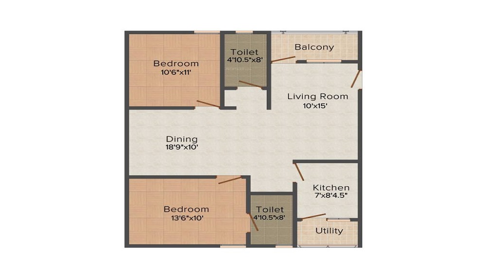 Trishala Luxor Apartments Floor Plan
