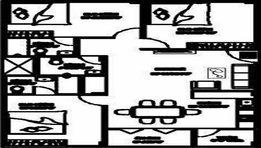2 BHK+2T 1106/sqft-carpet Sqft Apartment For Sale In Trishala Luxor Apartments In Kondapur Floor Plan