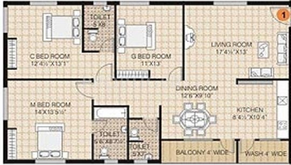 Koven Surya Towers Floor Plan