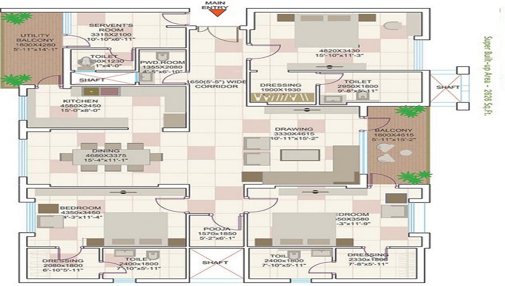 Koncept Botanika Floor Plan