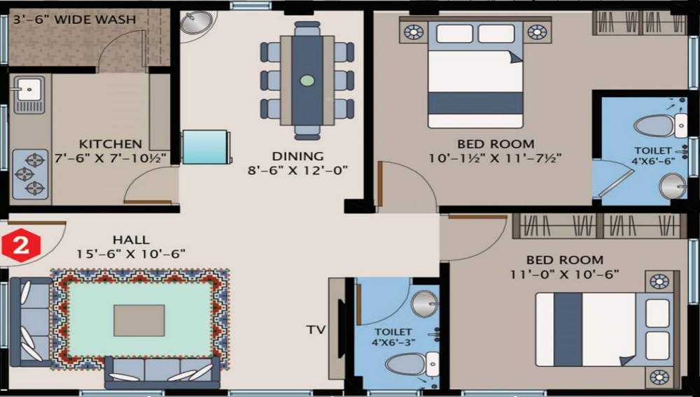 Gruhashilpis Prameela Floor Plan
