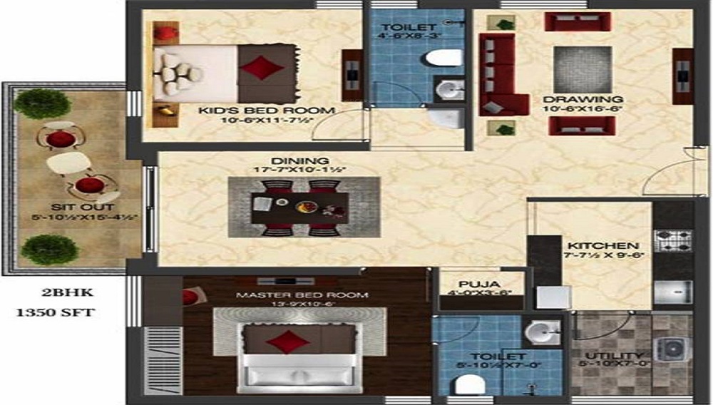 Ashoka Liviano Floor Plan