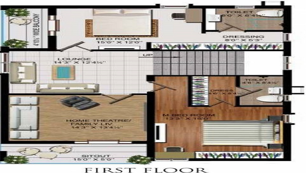 Vaishnavi Triumph Villas Floor Plan