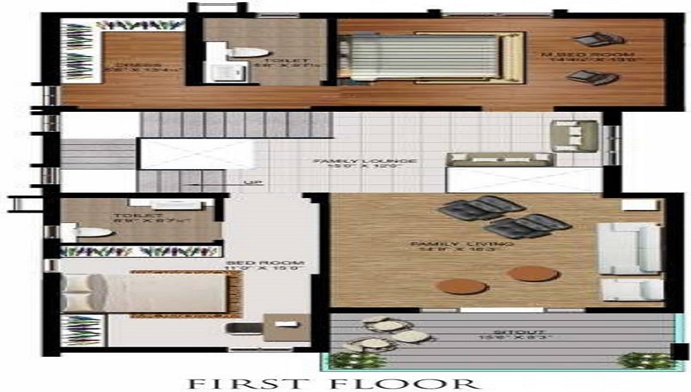 Vaishnavi Triumph Villas Floor Plan