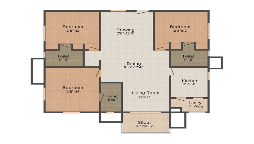 Aparna Aura Floor Plan