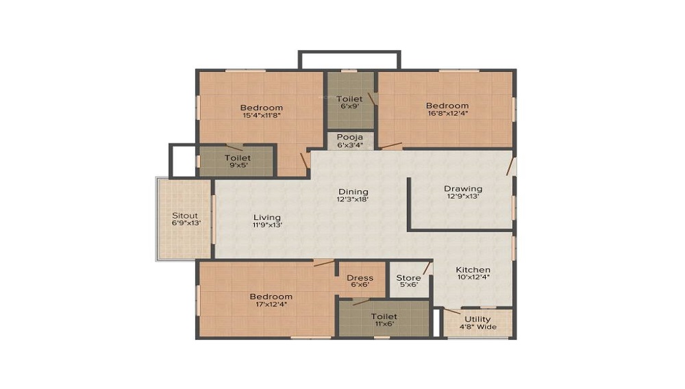 Aparna Aura Floor Plan