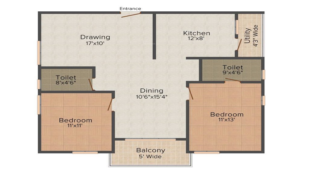Sri Aditya Wiiz Lagoon Floor Plan