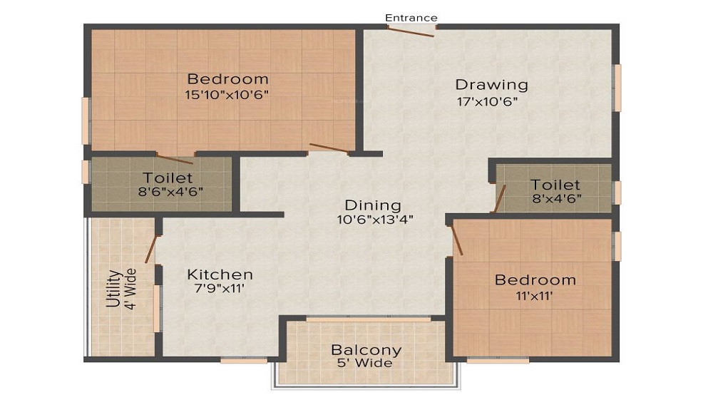 Sri Aditya Wiiz Lagoon Floor Plan