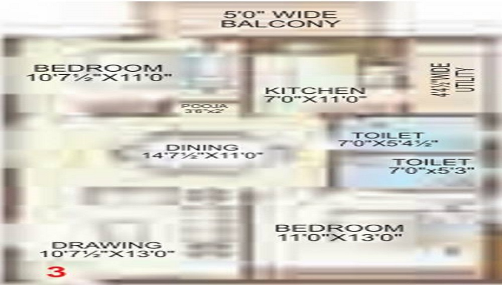 TNR Sulakshana Floor Plan