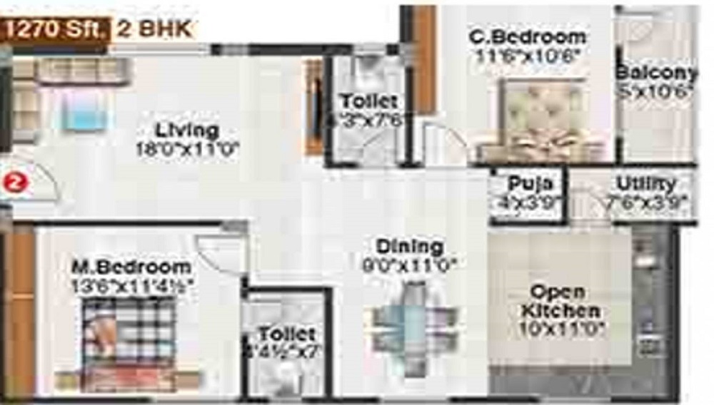 Shubham Greens Floor Plan