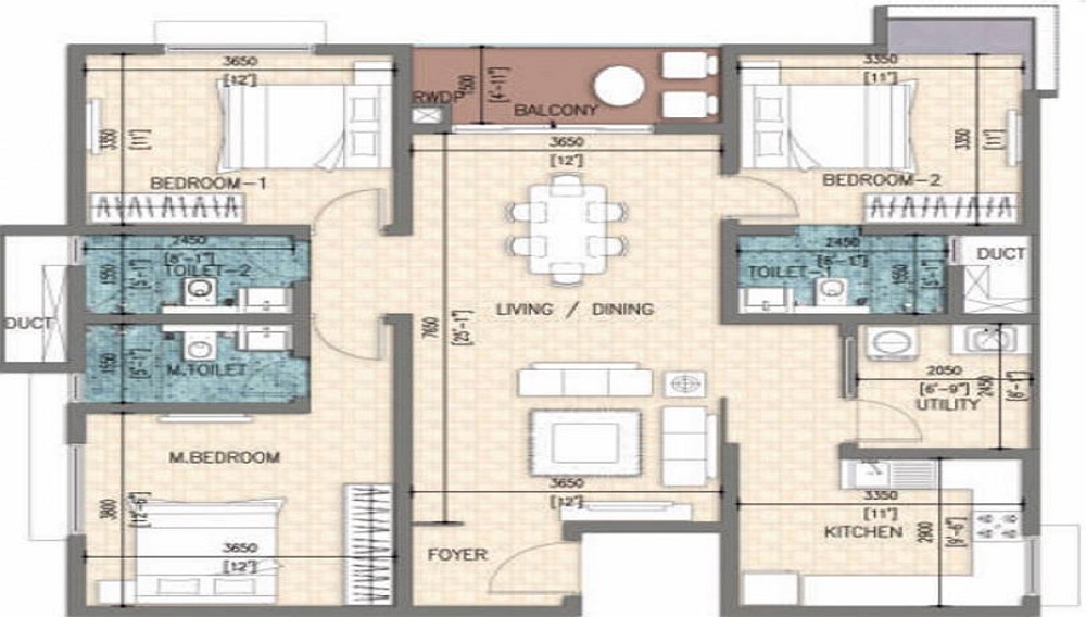 BSCPL Bollineni Bion Floor Plan