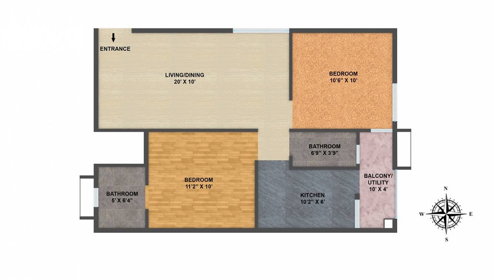 Janapriya Lake Front Floor Plan