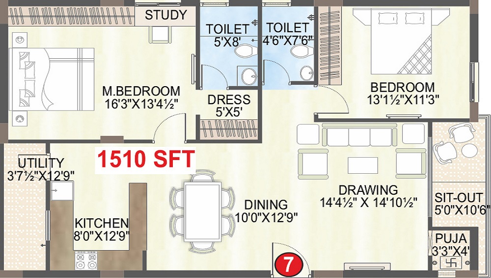EIPL Skyila Floor Plan