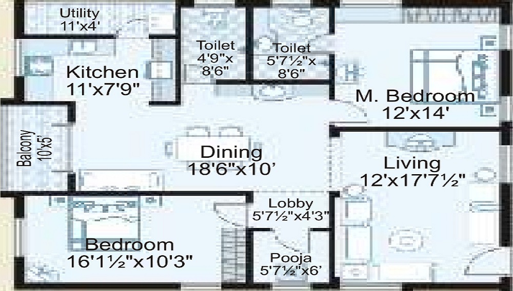 Lahari Harivillu Floor Plan