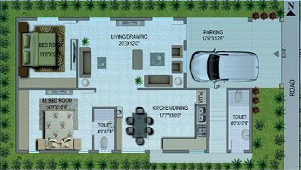 Laxmi Green Valley Floor Plan