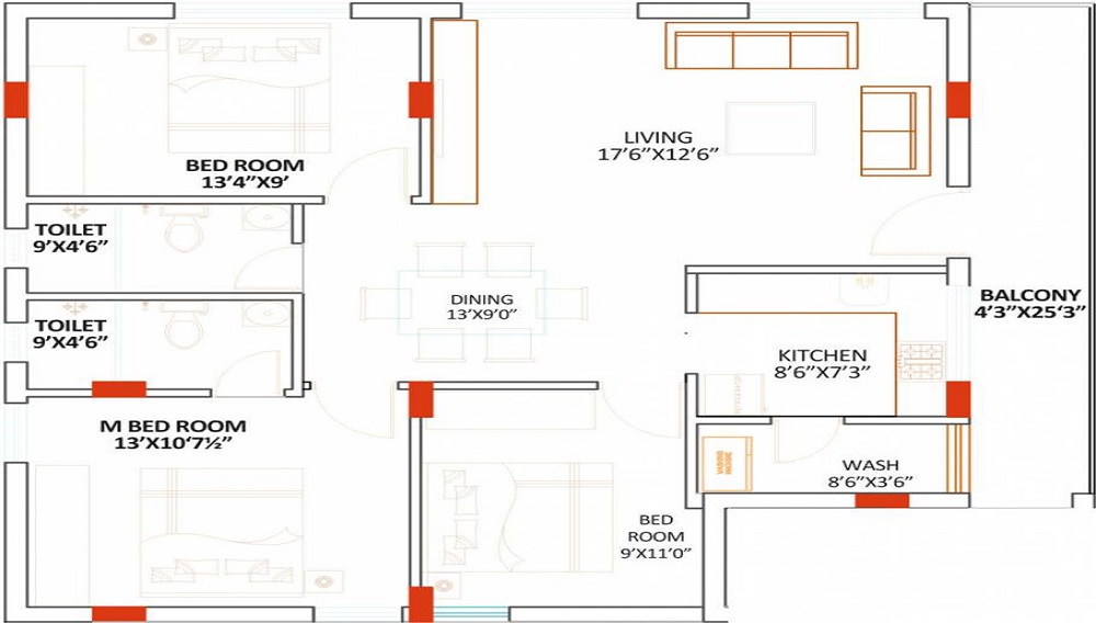 Doyen Pride Floor Plan