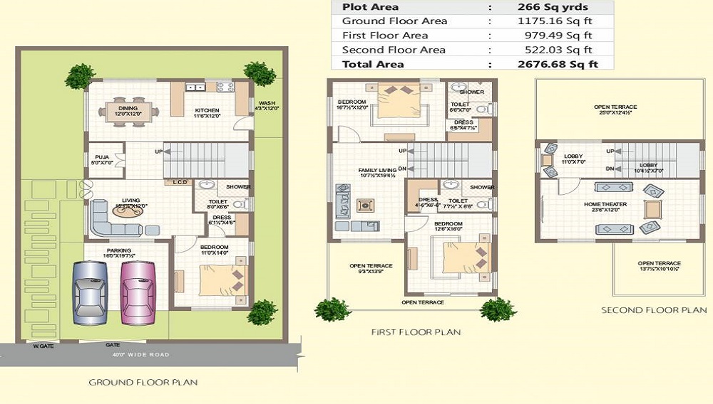 Trishala The Village Floor Plan