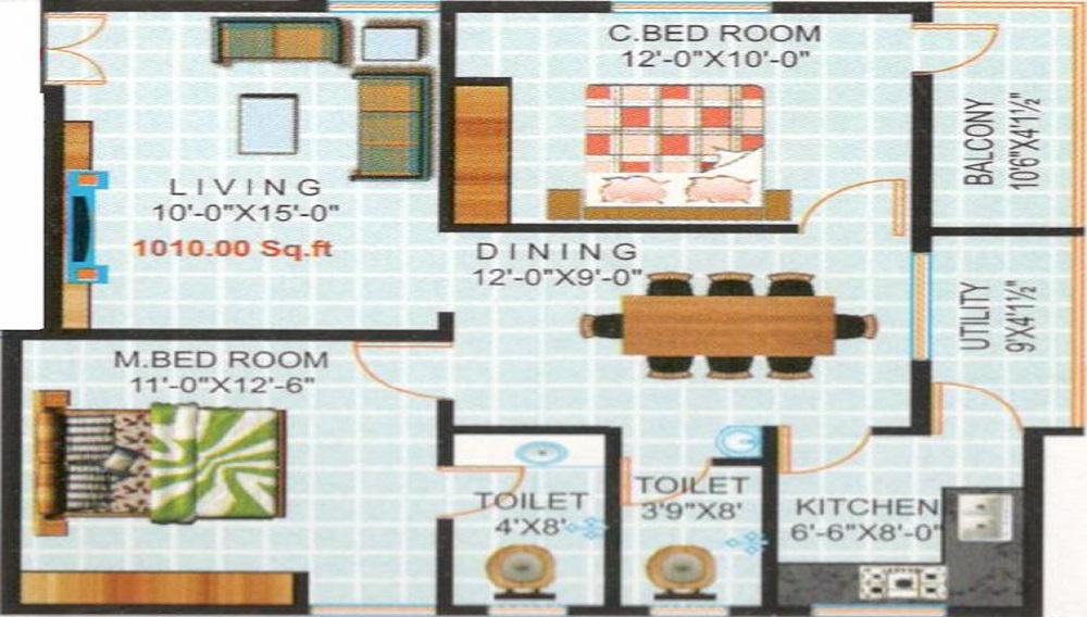 Mokshagna Royale Ville Floor Plan