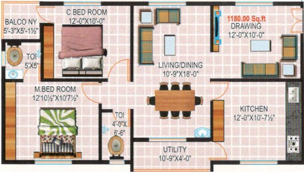 Mokshagna Royale Ville Floor Plan