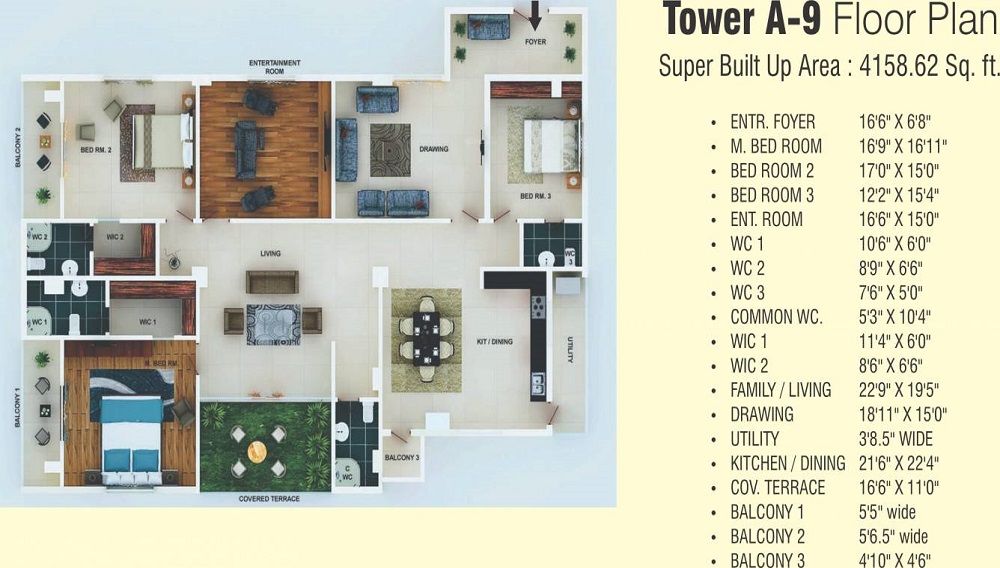 Dream Valencia Floor Plan