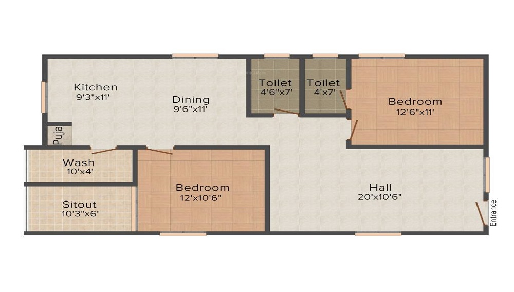 Infocity Inspire Floor Plan