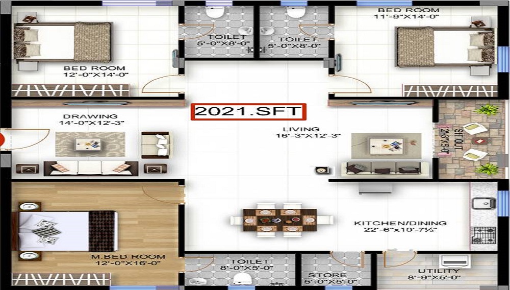 PVR Bhuvi Floor Plan