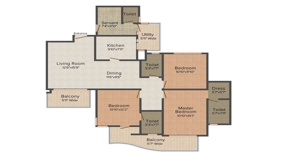 Western Sankheshwara Heights Floor Plan