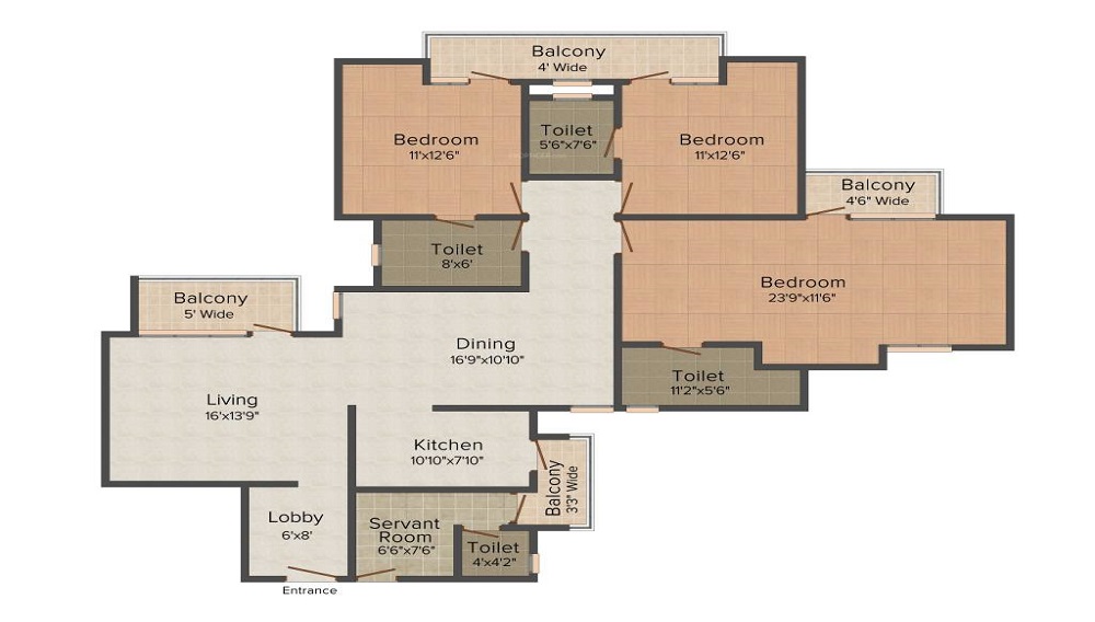 Western Sankheshwara Heights Floor Plan