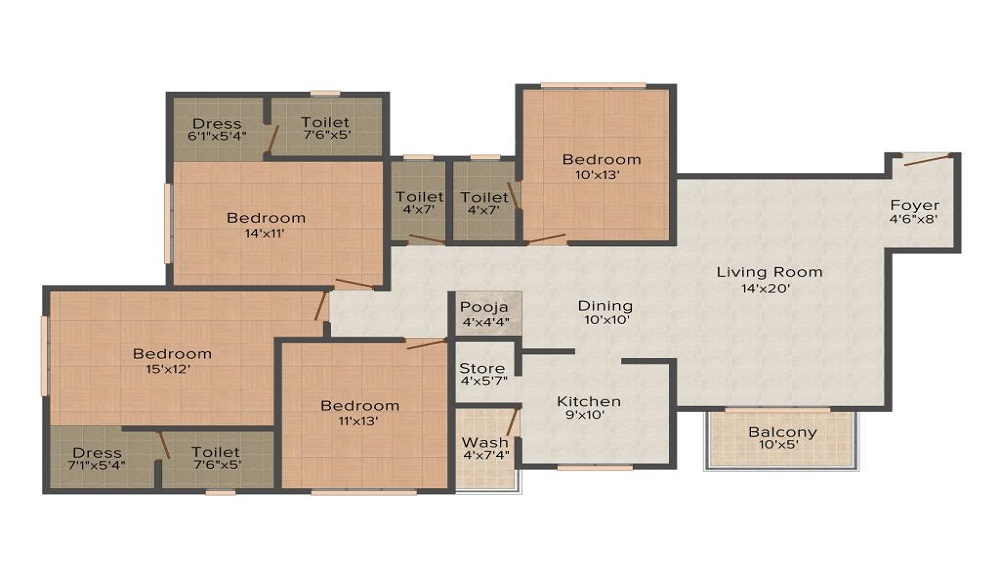 Happy Home Green Victory Floor Plan