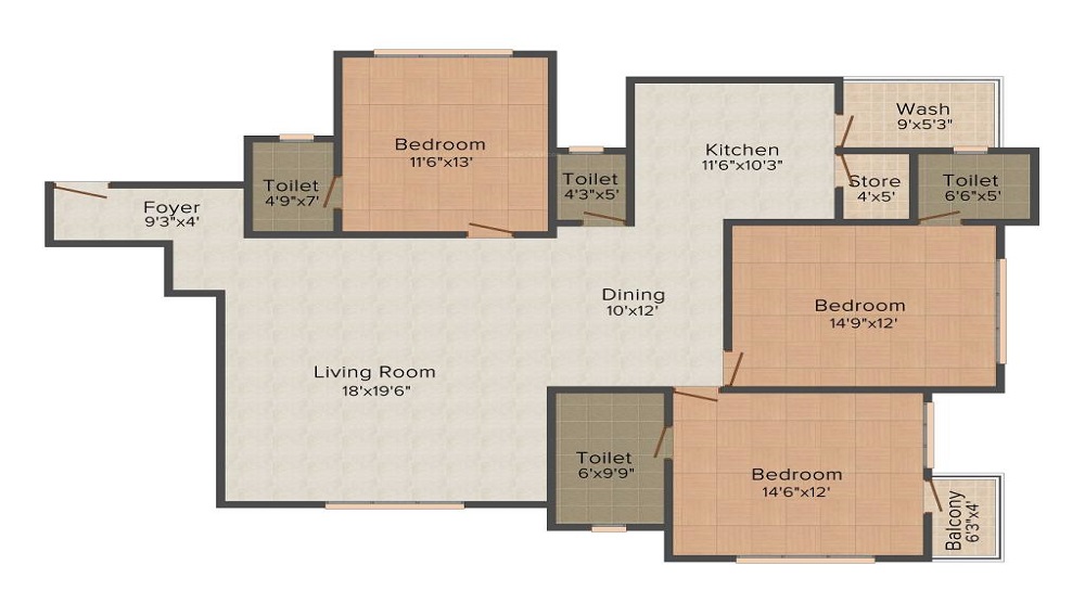 Swagat Crystal Palace Floor Plan