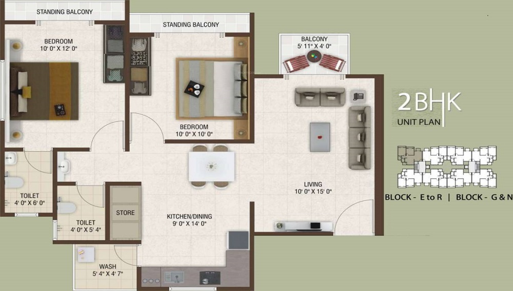 Rajhans Platinum Residency Floor Plan