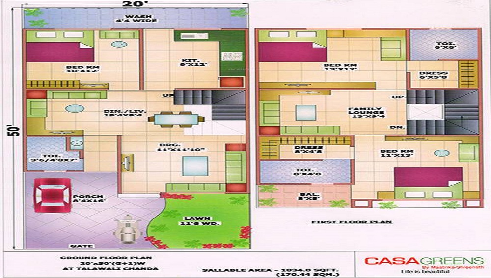 Matrika Casa Greens Villas Floor Plan