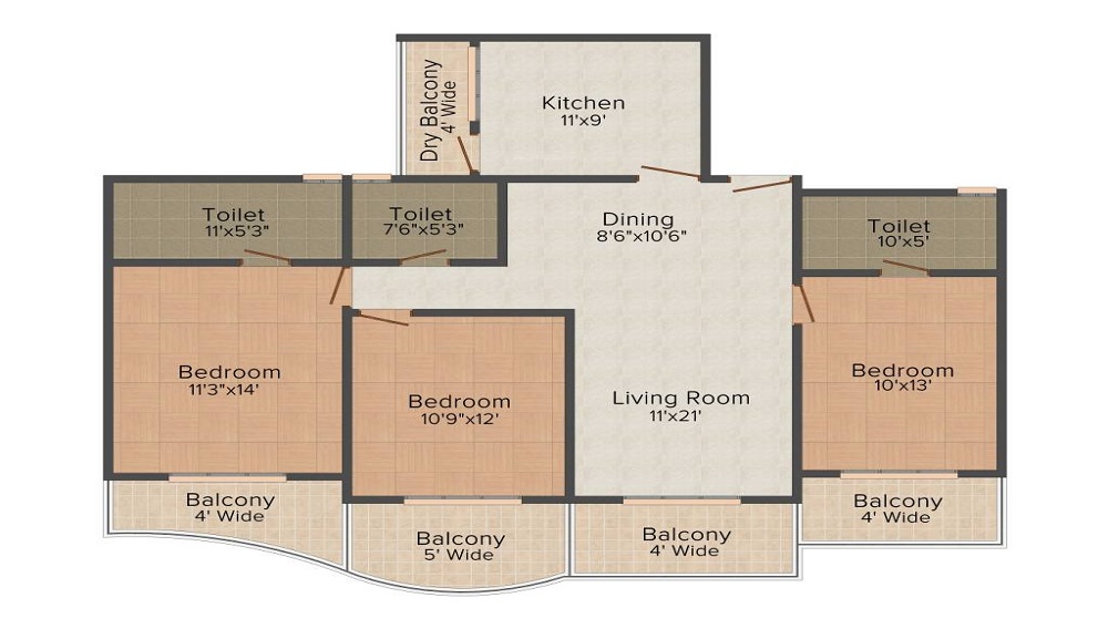 Chugh Grande Exotica Floor Plan
