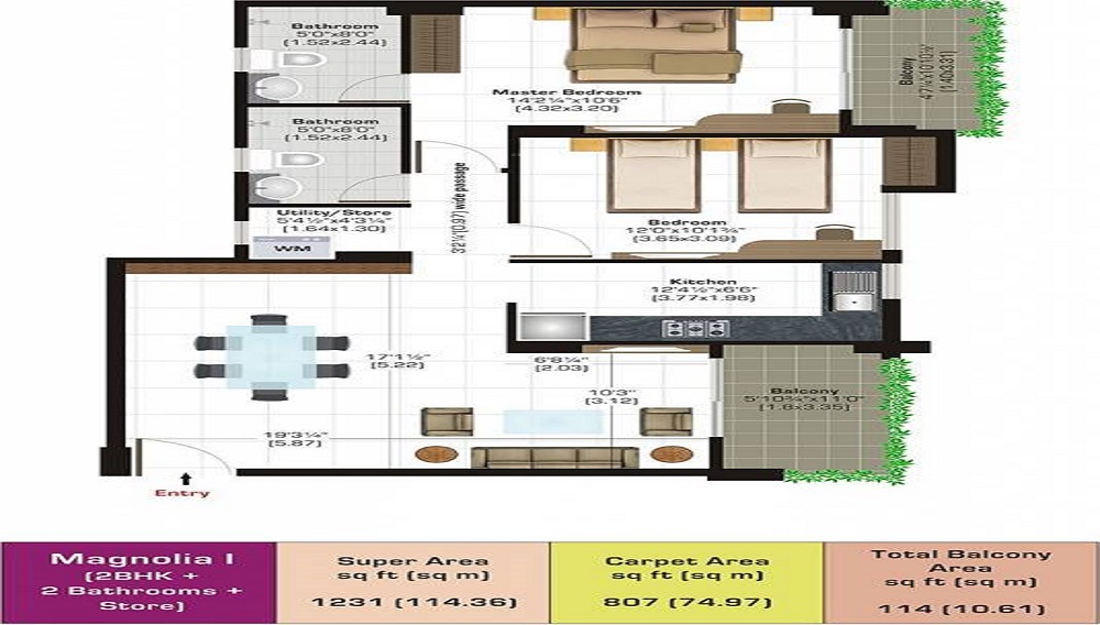 Vrinda Gardens Floor Plan