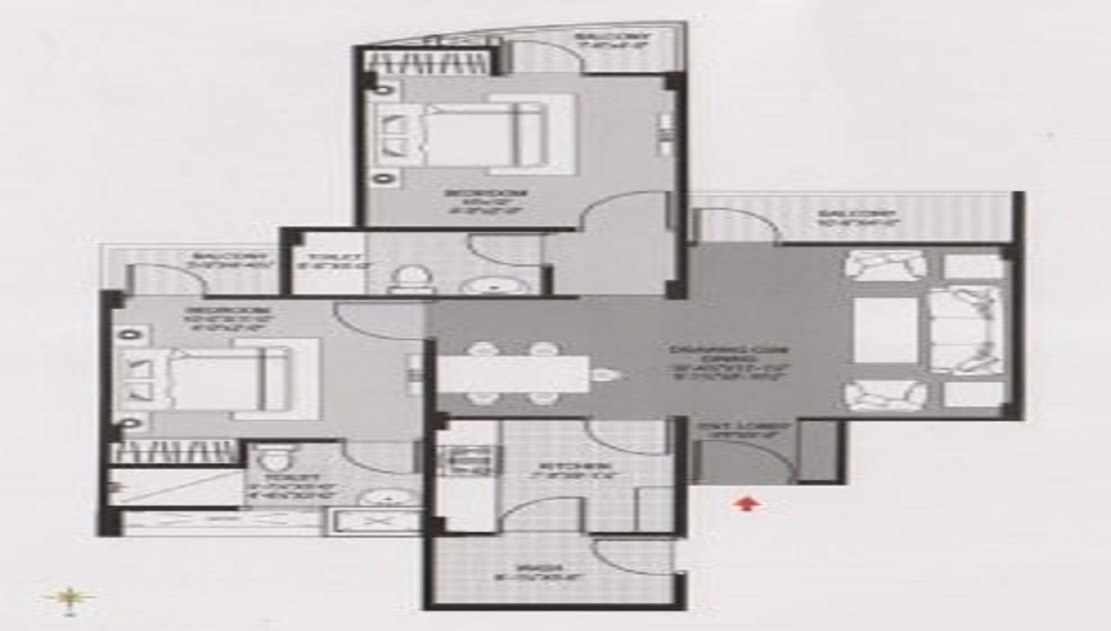 Mahima Panorama Floor Plan