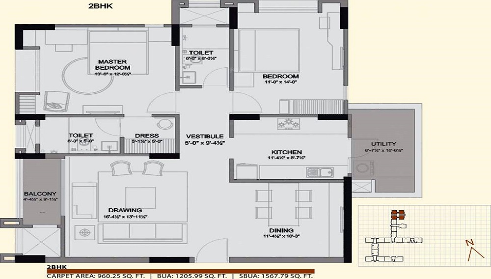 Mahima Elanza Floor Plan
