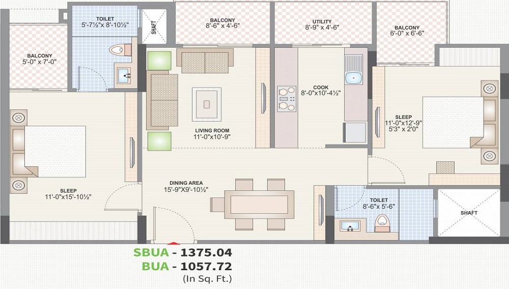 Felicity Aventura Floor Plan