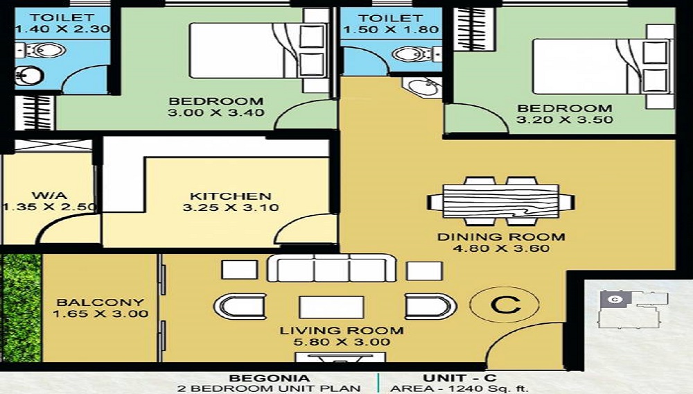 Veegaland Petunia And Begonia Floor Plan