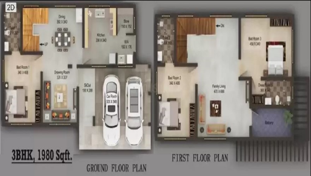 Paul Alukkas Treesa Gardens Floor Plan