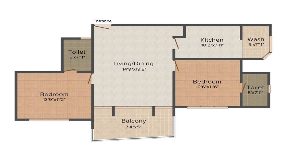 Paul Evalia Floor Plan