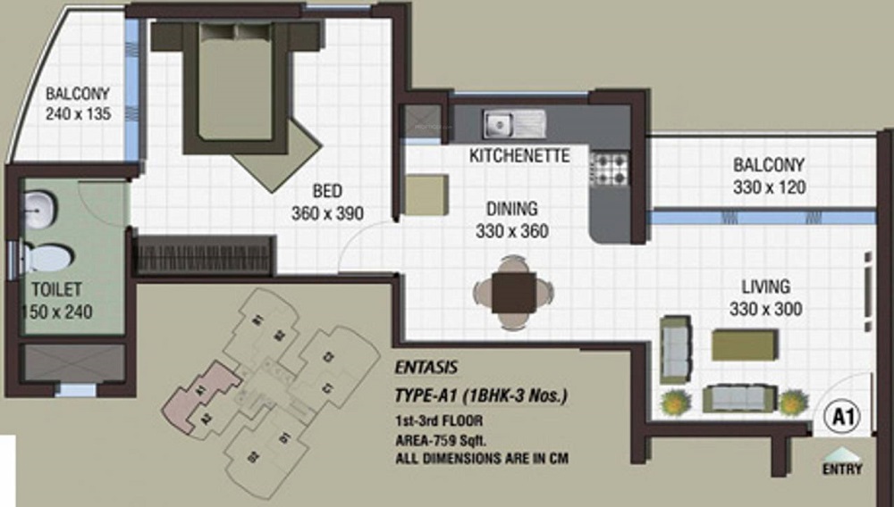 Landmark Acropolis Floor Plan
