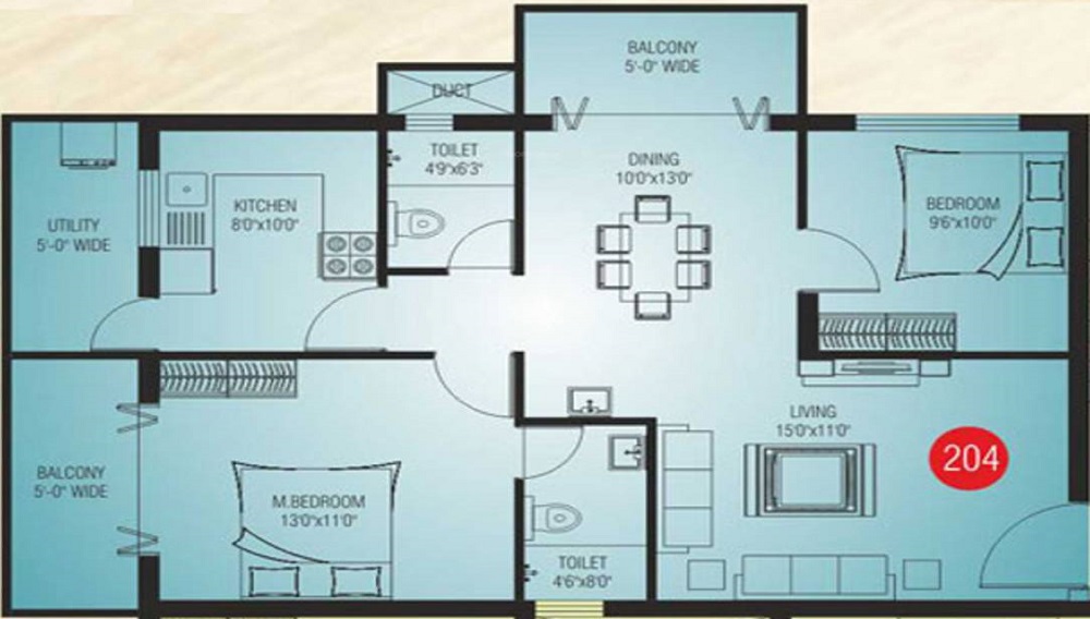 Shakthi Empire Floor Plan
