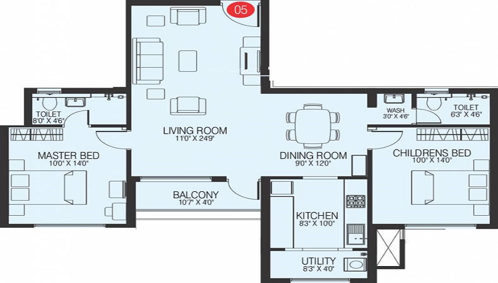 Bharath Aashraya Floor Plan