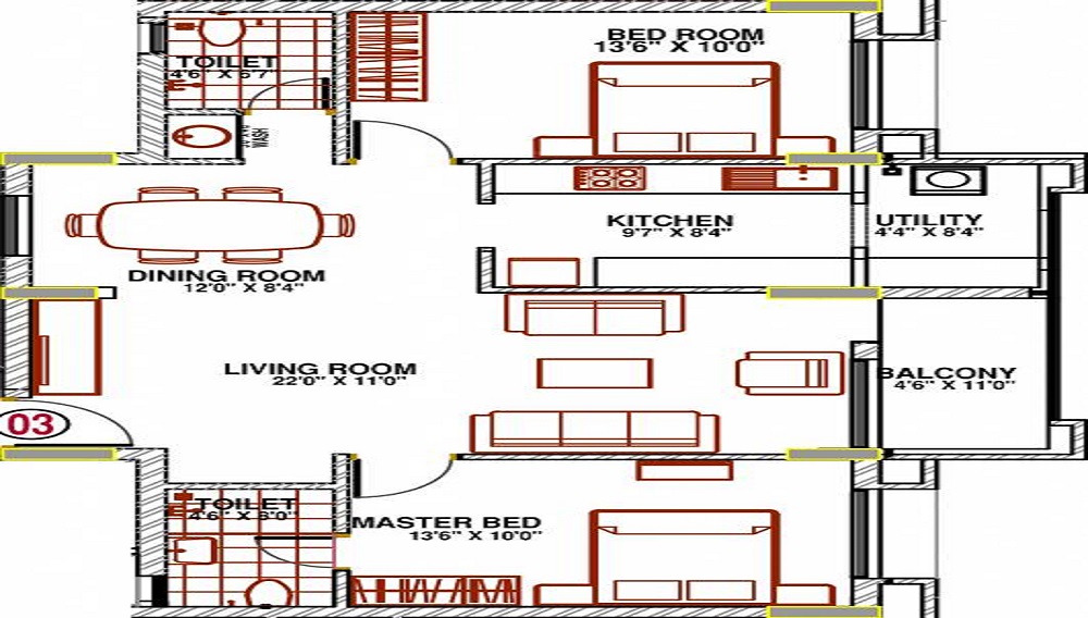Bharath Aashraya Floor Plan
