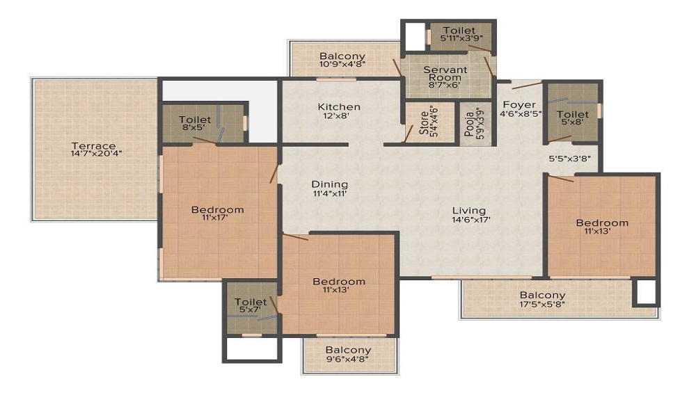 Homeland Heights Floor Plan