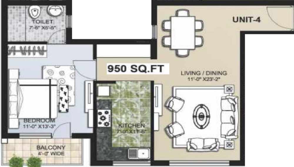Omaxe The Lake Floor Plan