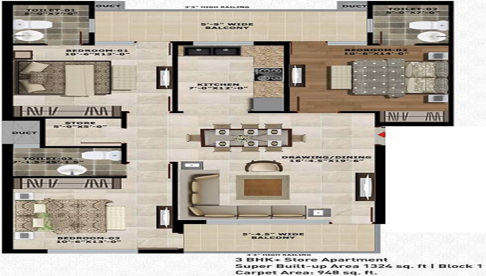 SBP Elite Homes Floor Plan