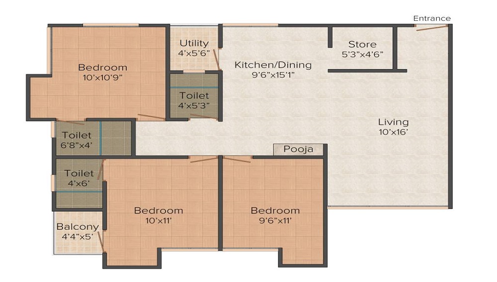 Rajhans View Floor Plan